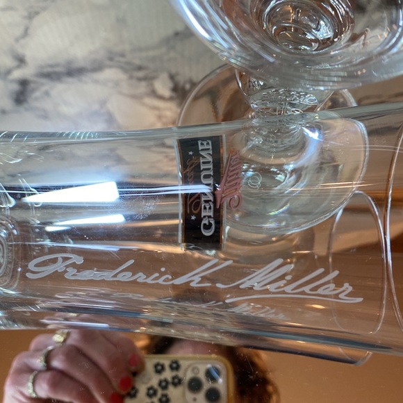 Stella Artois CHALICE & Premium Miller Pilsner Glass SET Exquisite! Vintage! 🎄 - Picture 5 of 10